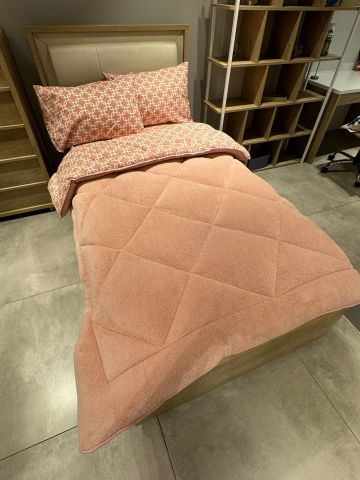 Tek Kişilik Welsoft Pufidik Uyku Seti Pudra Zincir