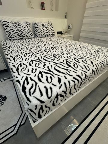 Violacasa Lastikli Kuzu Tüyü Welsoft Çarşaf Pars