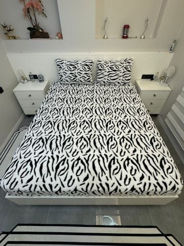 Violacasa Lastikli Kuzu Tüyü Welsoft Çarşaf Pars