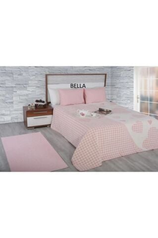 Dinarsu Çift Taraflı Pamuk Battaniye Çift Kişilik Bella