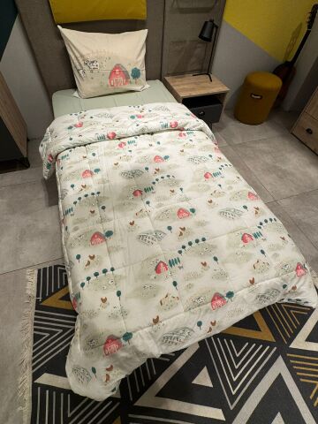 Tek Kişilik Ünlü Markaların Outlet Çarşaf Lastikli Uyku Seti Milka