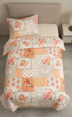 Outlet Tek Kişilik Nevresim Takımı ( Çarşafı Lastikli) Dany