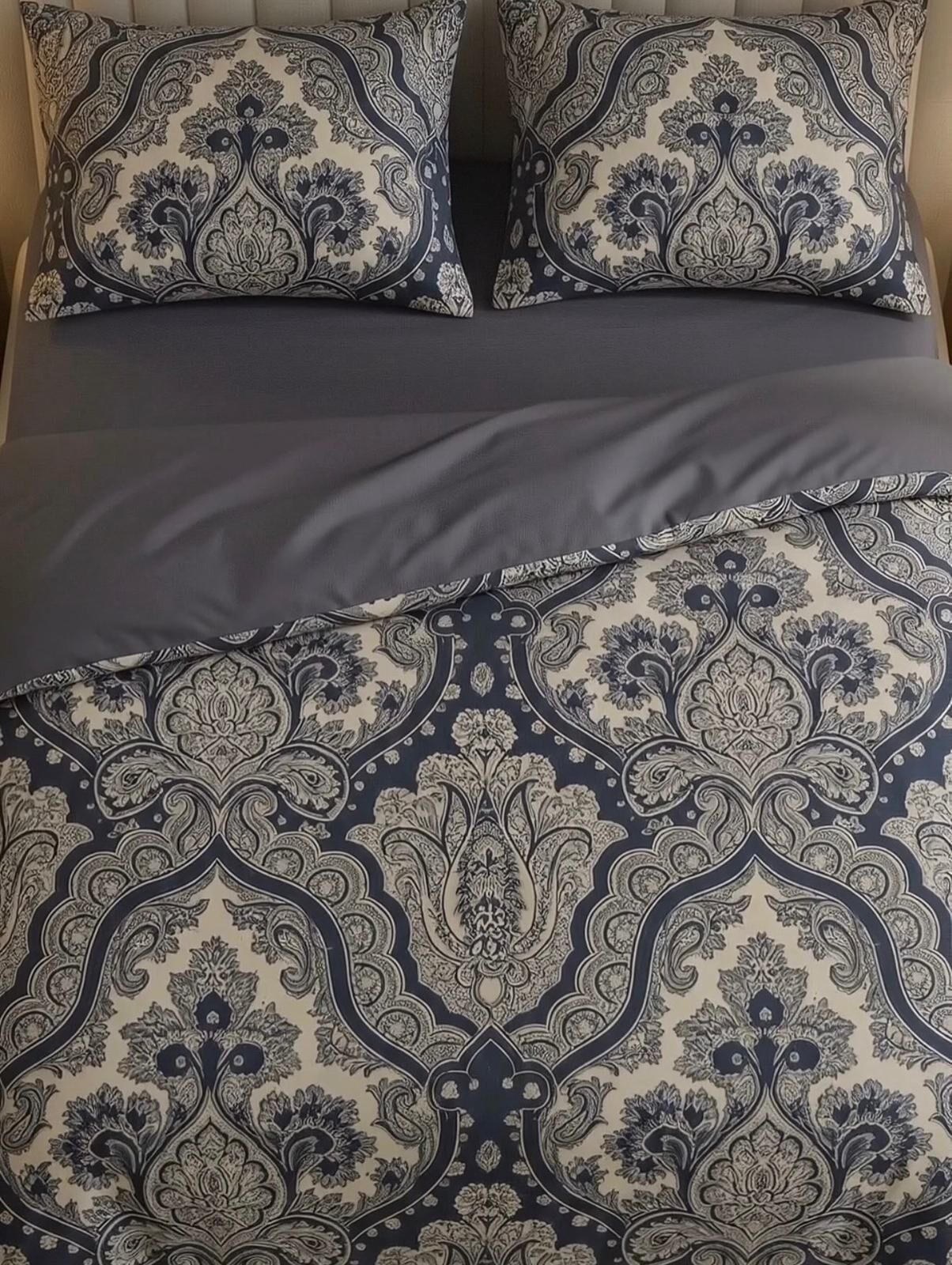 Ünlü Markaların Outlet Çift Kişilik Nevresim Takımı ( Çarşafı Lastikli) Ottoman