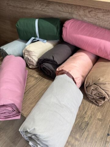 Kampanyalı %100 Pamuk 120x200 Lastikli Çarşaf (2 Adet Renk Seçiniz )