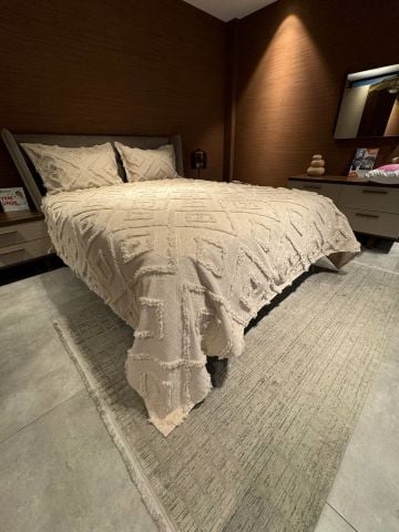 Violacasa Estiva Puffy Battal Boy Yatak Örtüsü Dailing Cappicuno