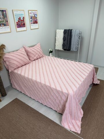 Violacasa Estiva Puffy Battal Boy Yatak Örtüsü Craft Pudra
