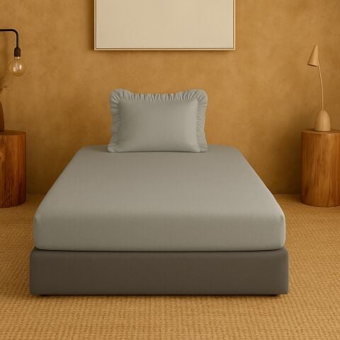 Tek Kişilik Prıvate Fırfırlı Lastikli Çarşaf Seti (2adet) 100x200