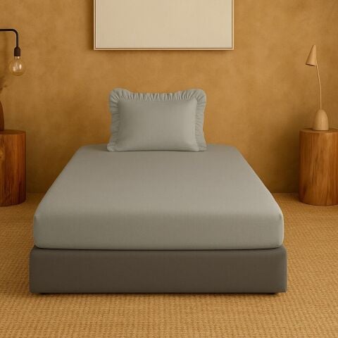 Tek Kişilik Prıvate Fırfırlı Lastikli Çarşaf Seti (2 adet) 120x200