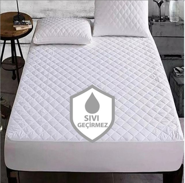 FİTTED SIVI GEÇİRMEZ YATAK KORUYUCU ALEZ ( Yastık Alezi Dahil)