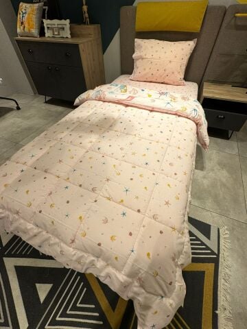 Tek Kişilik Ünlü Markaların Outlet Çarşaf Lastikli Uyku Seti Deniz Kızı