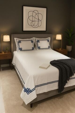 Marka Outlet Nevresim Takımı  ( Lastikli Çarşaf) Çift Kişilik Elite