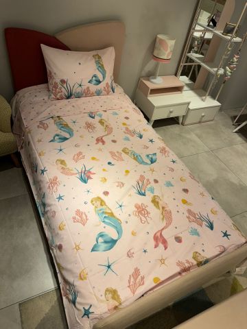 Ünlü Markaların Tek kişilik Nevresim Takımı Deniz Kızı ( outlet )