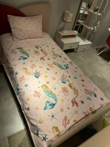 Ünlü Markaların Tek kişilik Nevresim Takımı Deniz Kızı ( outlet )