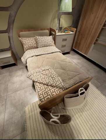 Tek Kişilik Welsoft Pufidik Uyku Seti Bej Labirent