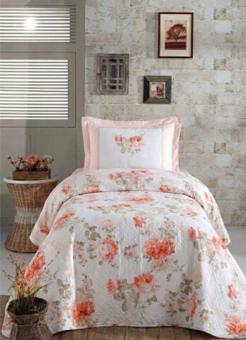 İyi Geceler İstanbul Tek Kişilik Jardin Pike Takımı Somon