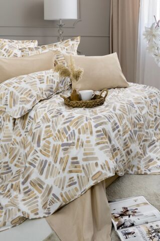 Özel Seri Pamuk Saten Tencel Nevresim Takımı Benedita