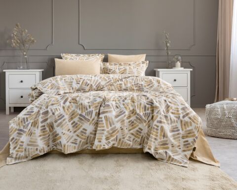 Özel Seri Pamuk Saten Tencel Nevresim Takımı Benedita