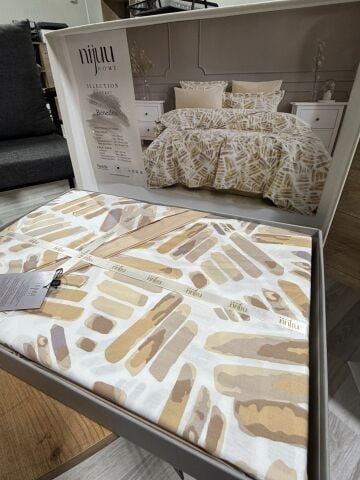 Özel Seri Pamuk Saten Tencel Nevresim Takımı Benedita