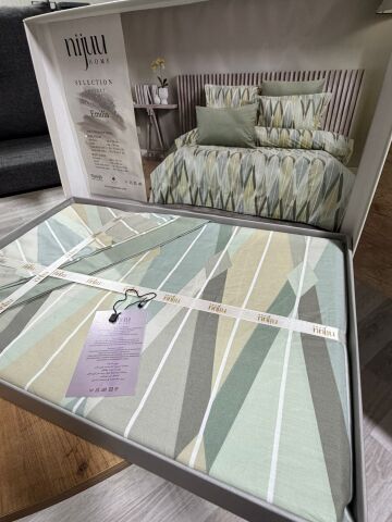 Özel Seri Pamuk Saten Tencel Nevresim Takımı Emilia