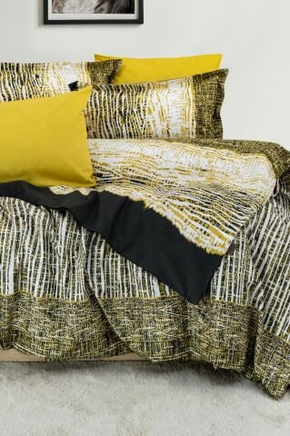 Özel Seri Pamuk Saten Tencel Nevresim Takımı Floresta