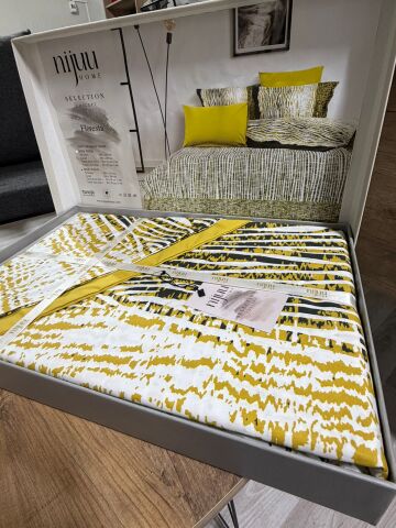 Özel Seri Pamuk Saten Tencel Nevresim Takımı Floresta