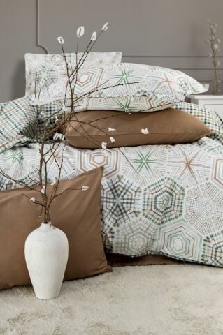 Özel Seri Pamuk Saten Tencel Nevresim Takımı Raisa