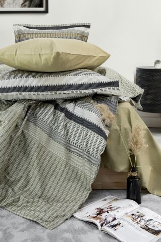 Özel Seri Pamuk Saten Tencel Nevresim Takımı Renan