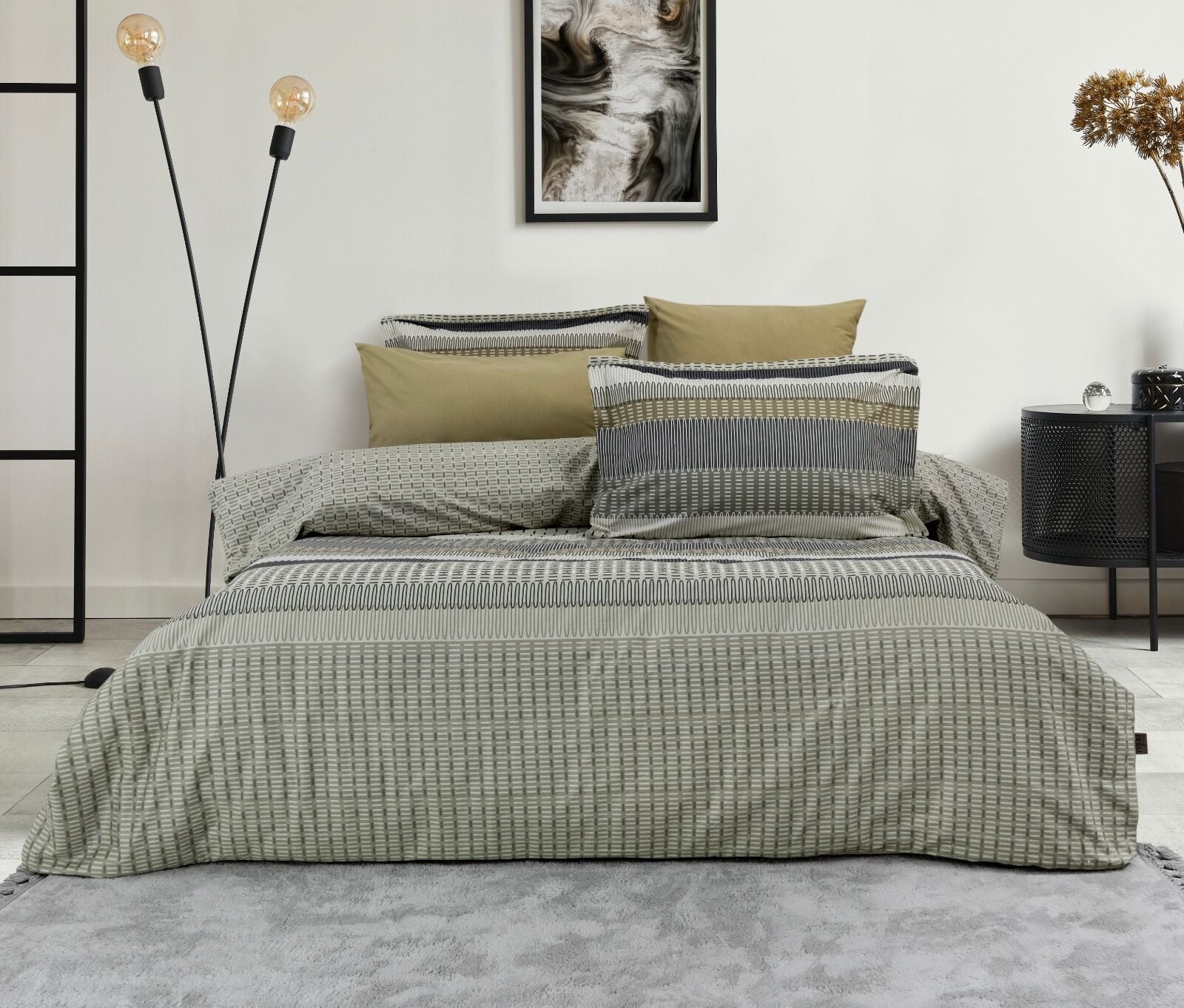 Özel Seri Pamuk Saten Tencel Nevresim Takımı Renan