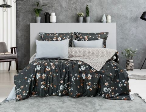 Özel Seri Pamuk Saten Tencel Nevresim Takımı Yasmin