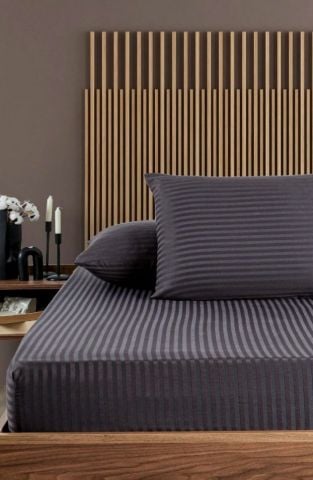 Tekstildiyarı Pamuk Saten Lastikli Çarşaf Çift Kişilik 160x200