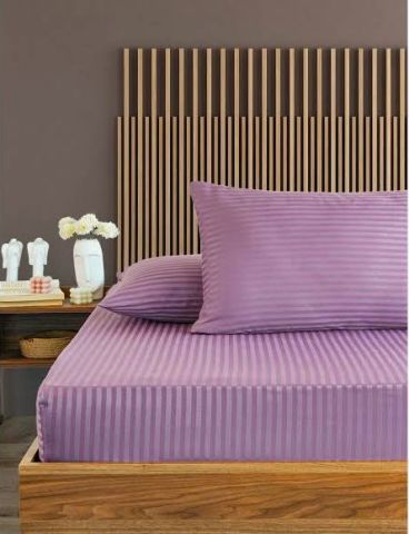 Tekstildiyarı Pamuk Saten Lastikli Çarşaf Çift Kişilik 160x200