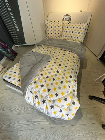 Tek Kişilik Welsoft Pufidik Uyku Seti Sarı Yıldız