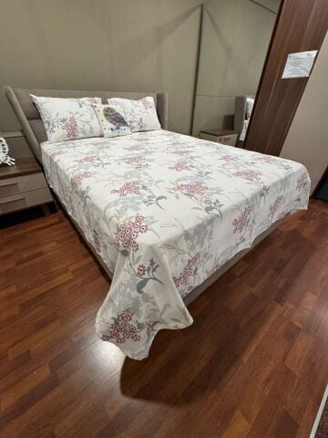 Violacasa Mariva Çift Kişilik Pamuk Pike Seti Verona Pembe