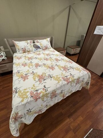 Violacasa Mariva Çift Kişilik Pamuk Pike Seti Verona Sarı