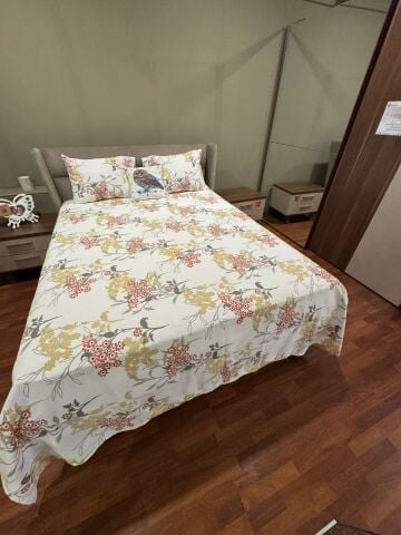 Violacasa Mariva Çift Kişilik Pamuk Pike Seti Verona Sarı