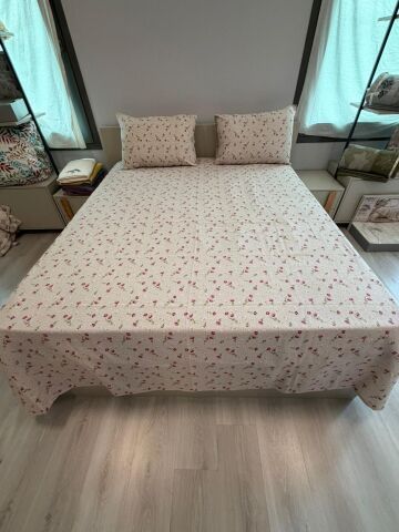 Sonia %100 Pamuk Battal Boy Pike Seti Flowes