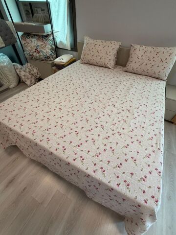 Sonia %100 Pamuk Battal Boy Pike Seti Flowes