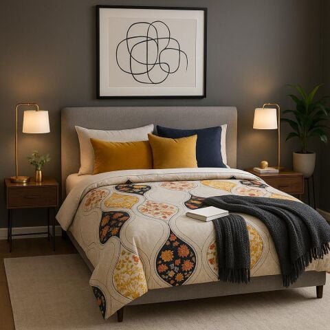 Markaların Outlet Nevresim Takımı Çift Kişilik Cruffy